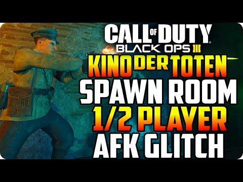 BO3 Zombie Glitches: "Kino Der Toten" 1/2 Player Spawn Room AFK Glitch - Black Ops 3 Glitches