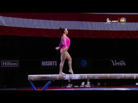 Aly Raisman - Beam - 2016 P&G Gymnastics Championships - Day 1