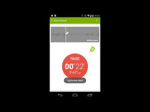 Recordense Voice Recorder Video