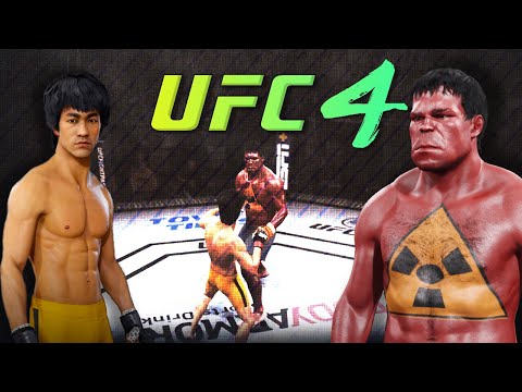Bruce Lee vs. Radioactive Hulk (EA sports UFC 4)
