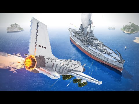 Planes attack Huge Battleship | Teardown