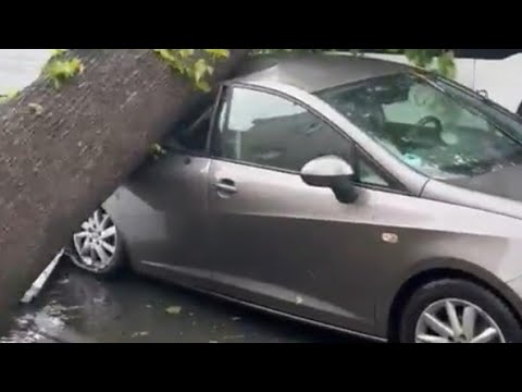 Before and after Tornado Videos of Lippstadt and Paderborn  cityy in Germany  on 20-05-2022.