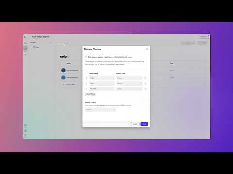 Managing Design Token Themes