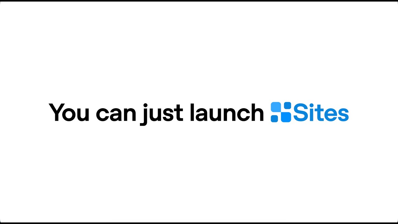 You can just launch Sites | ChatGPT Work