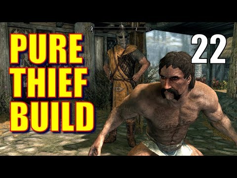 Skyrim Pure Thief Build Walkthrough 100% STOLEN LOOT Part 22: Pro Stealth Run Inside Azura's Star