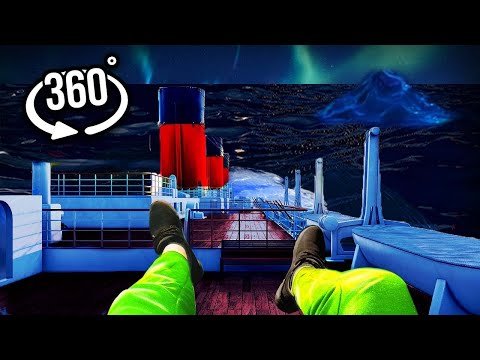 360 VR   You're a Titanic Passenger   Titanic SINKING Virtual Reality   4K injected