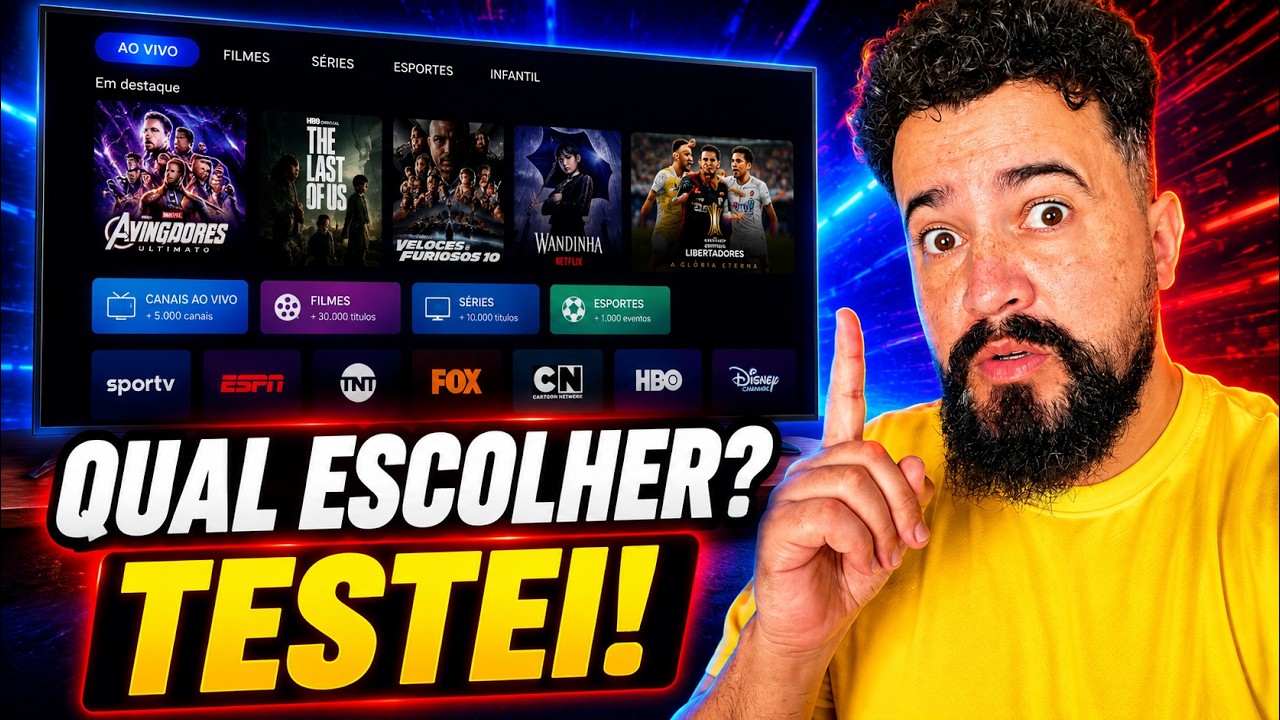 🔥 QUAL É O MELHOR IPTV PARA ASSINAR EM 2026?