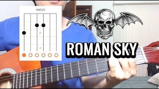 HOW TO PLAY 'ROMAN SKY' ACOUSTIC (withTabs!)