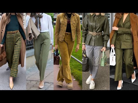 Pantalones de MODA otoño invierno 2024 /25 LOOKS con PANTALONES DE moda OTOÑO INVIERNO 2024/ 2025