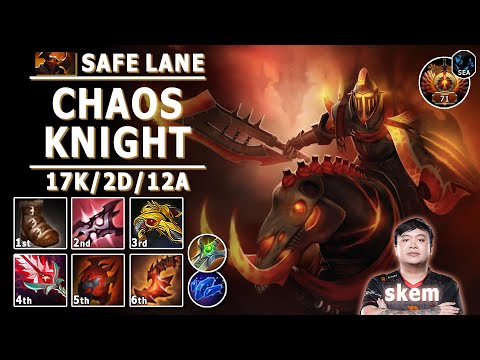 Chaos Knight Safe Lane Carry | 7.32d | skem Pos 1 CK Play | Dota 2 Immortal Gameplay