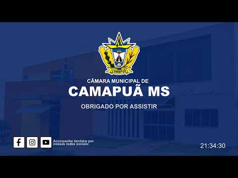 Câmara Municipal de Camapuã MS- Sessão Ordinária do dia 06/07/2026