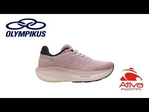 437　Nadia S Tênis Olympikus Corre Max Feminino 43758365-MIST - Ativa Esportes