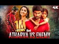 Atharva Vs Enemy 2024 New Released Hindi Dubbed Movie Kuruthi Aattam Atharvaa Priya Bhavani