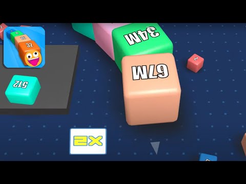 Cubes 2048 io Highest Score 67 Million 🧊 3D Merge Numbers Puzzle 🐍 Gameplay