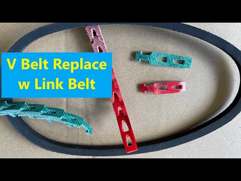 Replace V Belt With Link Belt