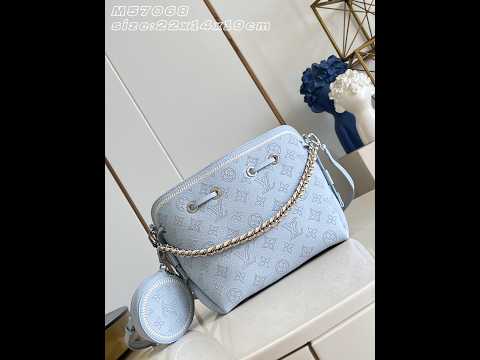  Louis Vuitton Bella Bag M28885 Monogram Mahina Perforated Leather Handbag
