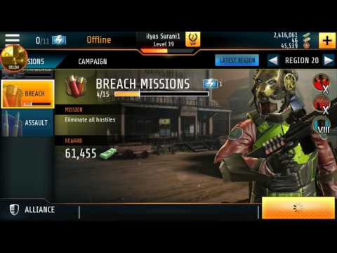 Kill Shot Bravo Region 20=5 Breach Mission Complete