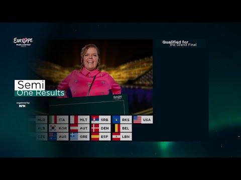 Europe Music Contest 9: Semi Final 1 (Results)