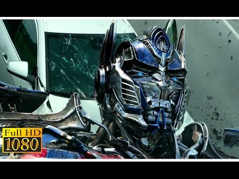 Transformers Age of Extinction (2014) -Optimus Prime vs Galvatron|Full Fight|Scene (1080p) FULL HD