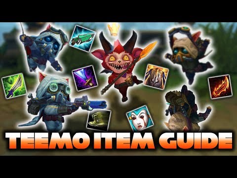 Every Viable Teemo Item (AP, Tank, Crit & On hit)