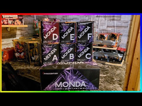 PYROCENTURY MONDA A-F | SCHÖNE 20MM CAKES 50 EURO |