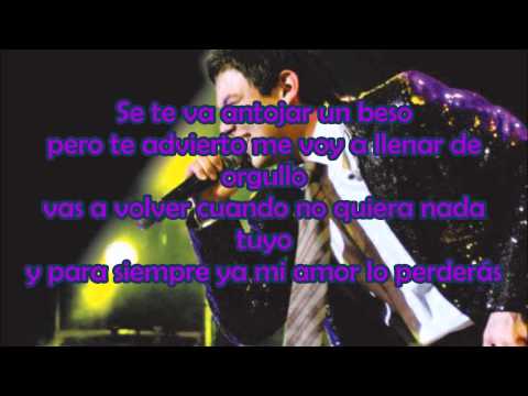 Se te va antojar un Beso - Letra - El Yaki♥