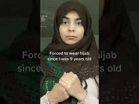 FORCED TO WEAR HIJAB! 🧕😭 #iran #tiktok #shorts #hijab