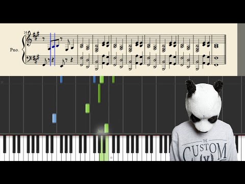 CRO - Bye Bye - Piano Tutorial (Klavier) MTV Unplugged Version