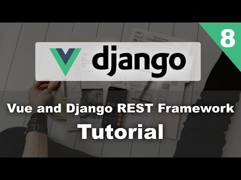 Invoice Web App - Django and Vue Tutorial Part 8 - Django Rest Framework and Vue CLI thumbnail