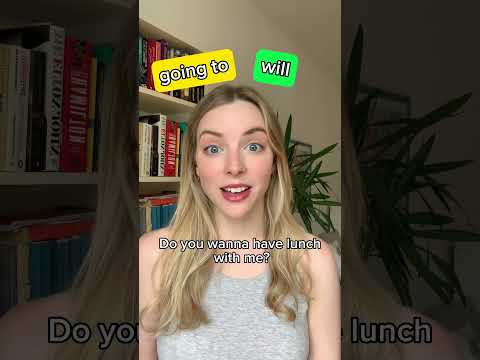 English grammar in under 60 seconds: going to vs will 🤓