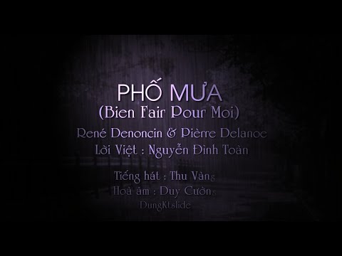 Phố mưa Sheet - Thu Vàng