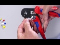 Laidų antgalių užspaudimo replės 0.08-10+16 mm², Knipex