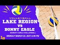 Lake Region vs Bonny Eagle #9 Blue/Gold
