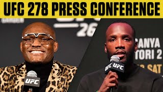 UFC 278 Press Conference: Kamaru Usman vs. Leon Edwards | ESPN MMA