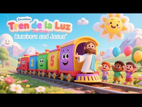 Cancion cristiana El tren de los números felices |Kidsvideo |infantil 