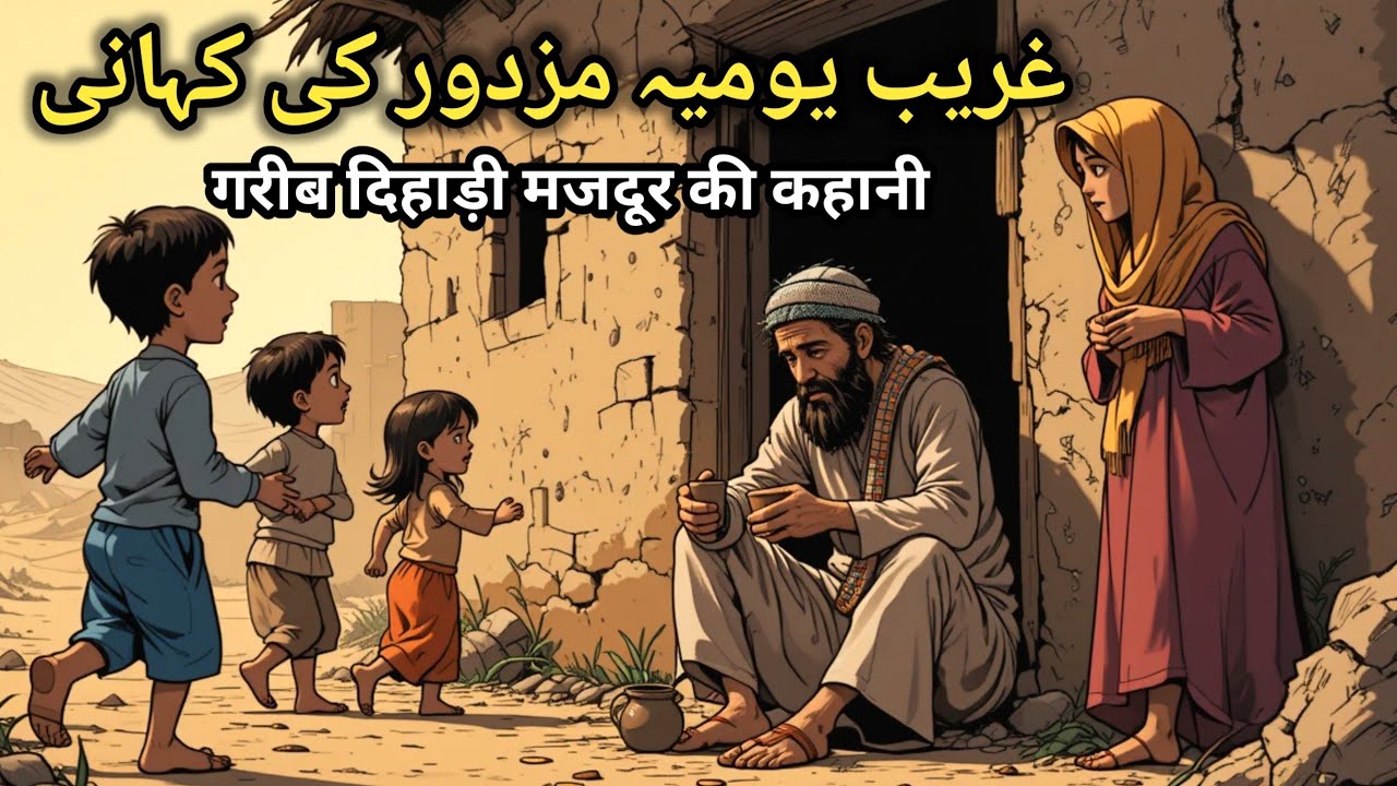 𝗘𝗸 𝗗𝗶𝗵𝗮𝗱𝗶 𝗠𝗮𝗷𝗱𝗼𝗼𝗿 𝗞𝗶 𝗞𝗮𝗵𝗮𝗻𝗶 | गरीब दिहाड़ी मजदूर की कहानी | 𝗨𝗿𝗱𝘂 𝗛𝗶𝗻𝗱𝗶 𝗠𝗼𝗿𝗮𝗹 𝗦𝘁𝗼𝗿𝘆