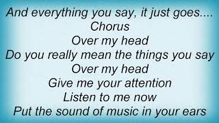 Sweet - Over My Head Lyrics