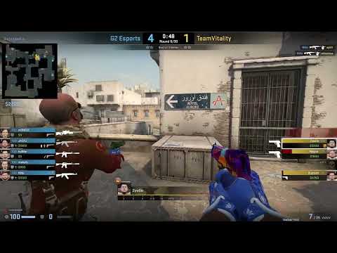 CS:GO POV Demo Vitality ZywOo (27/12) vs G2 (de_dust2) @ BLAST Premier Spring Final 2022