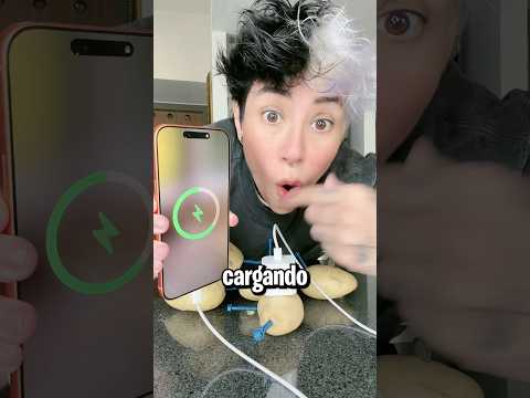 Cargué MI CELULAR con UNA PAPA!!