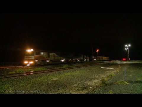 X51 Locomotive Transfer On 3MP9 SCT Freight Train - PoathTV Australian Railways