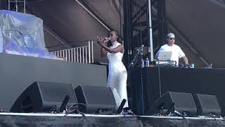 Kelela performs LMK at Grandoozy