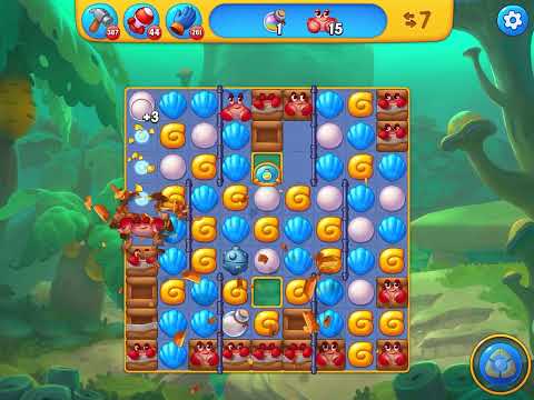 Fishdom level 6398 no boosters フィッシュダム ノーマル [Friend's]