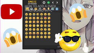 how to download emoji keyboard for pc  window 7 | emoji keyboard | 100% working | in hindi | 🔥🔥🔥 ||