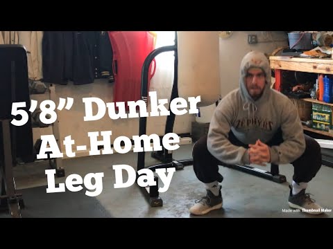 5’8” Dunker At Home Vertical Jump Workout