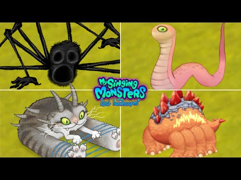 Island demented dream ERROR - All Monsters Sounds & Animations | Msm the lost landscapes