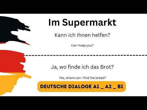 Deutsche Dialoge A1 _ A2 _ B1 | deutsch lernen durch hören | deutsch lernen mit spaß #learngerman