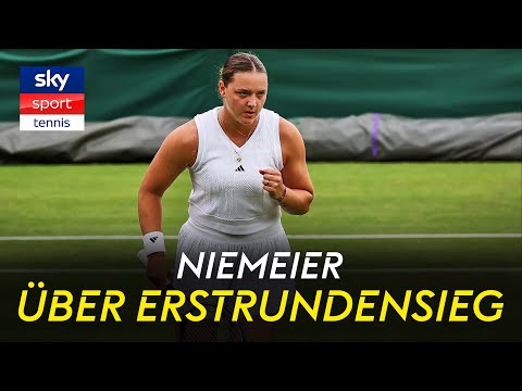 Jule Niemeier über Sieg gegen Yastremska! - Interview | Sky Sport Tennis
