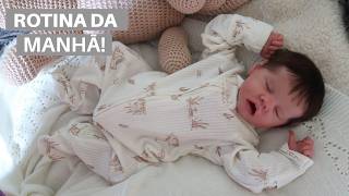 ROTINA DA MANHÃ COM O BEBÊ REBORN APOLO!