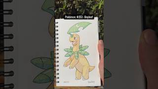 Johto dex! Comment the next #sketchbook #beyleef #pokemonart