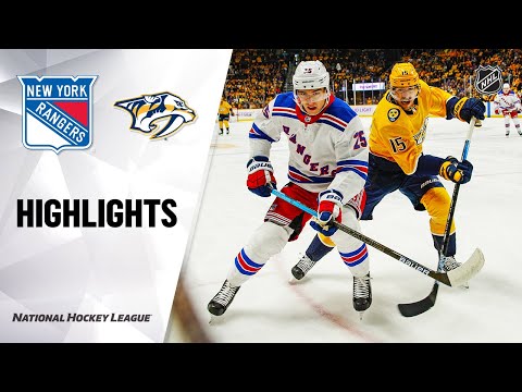 NHL Highlights | Rangers @ Predators 11/02/19